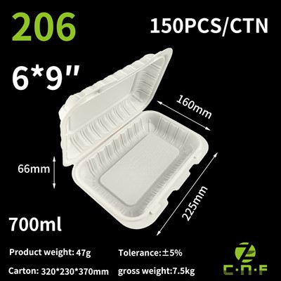 206 Dispotable - étkezés - Box